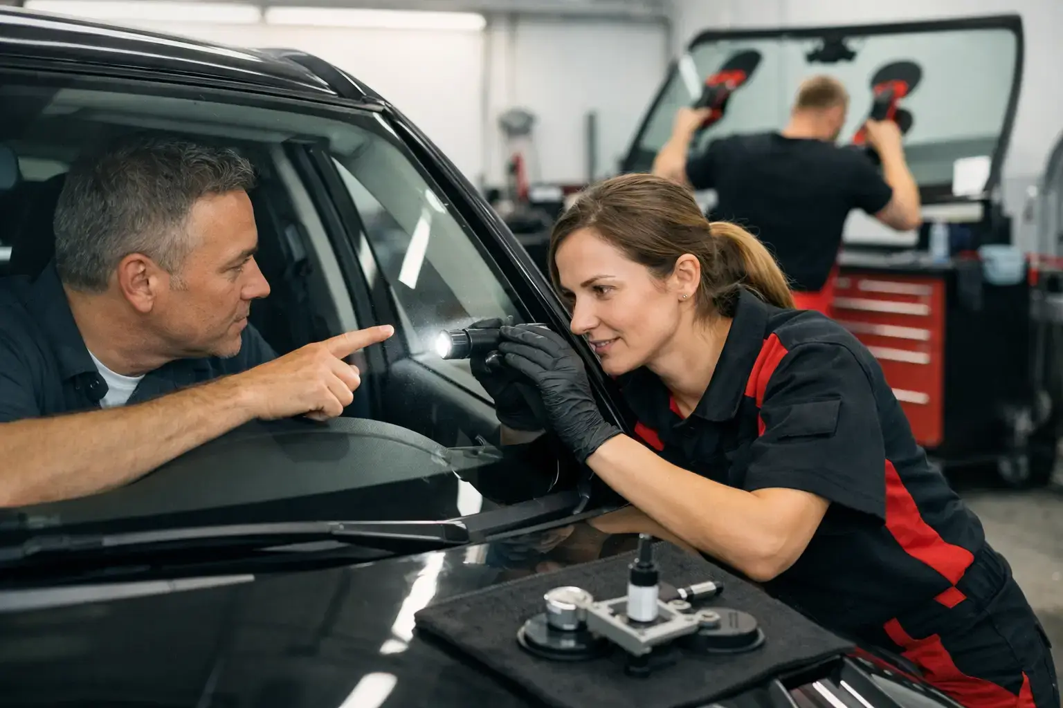 8 Tipps bei Glasschaden für sicheres Weiterfahren