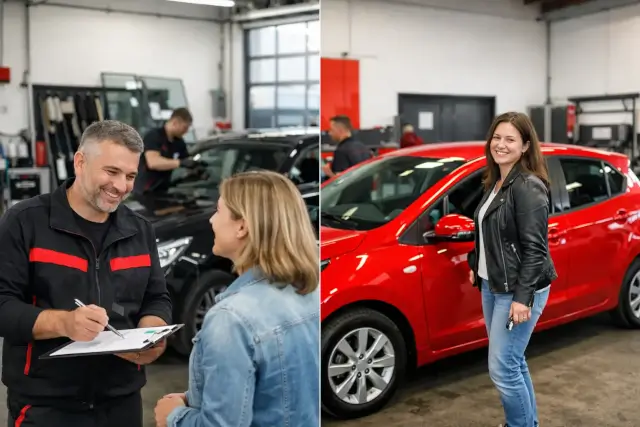 Holi-service or replacement vehicle for auto glass?
