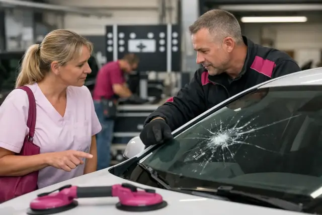 Przykład praktyczny uszkodzenia szyby w służbie zdrowia