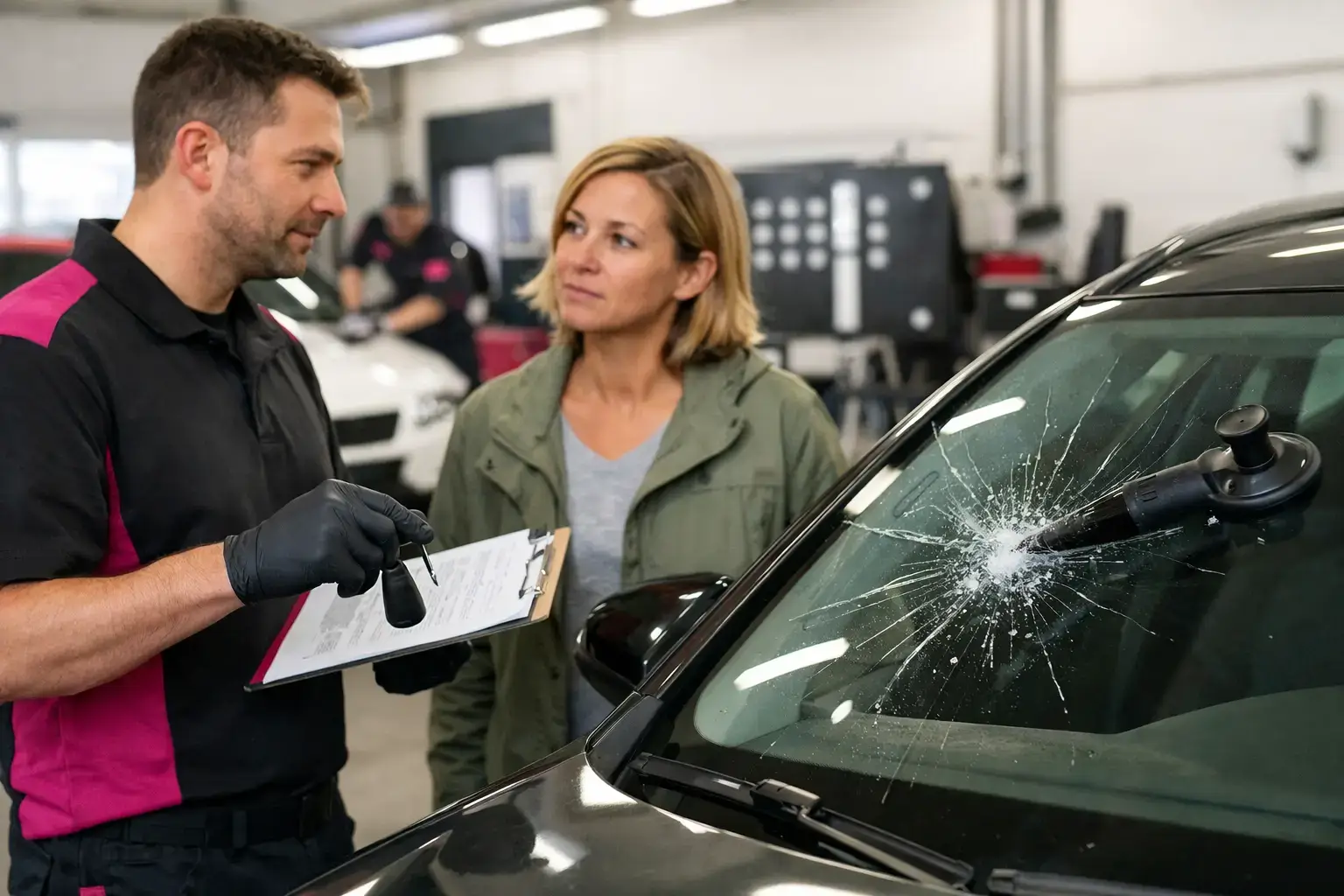 When does the insurance pay for glass damage?
